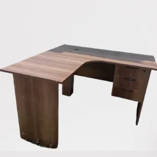 1.2m curved office desk