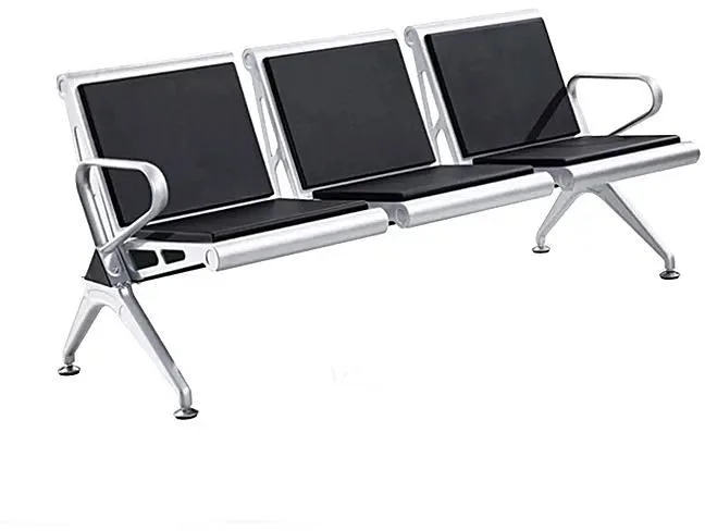 Heavy duty padded waiting bench.