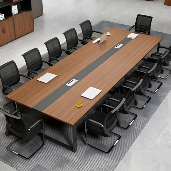 2.4m boardroom table, boardroom chairs, 2-door filing cabinet, executive office seaat, 1,8m executive desk, reception office desk, 4-way workstation, headrest office seat, executive coat hanger, 5-seater waiting sofa