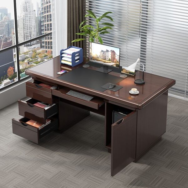 1-way workstation, back mesh office sweat, 1.8m reception desk, headrest office seat, 6-sitter dining table, 2-ddor filing cabinet, 1.6m executive desk, office combination