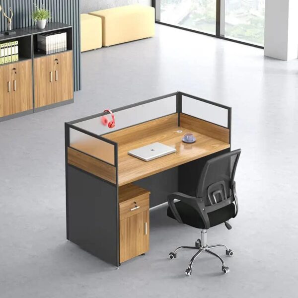 1.6m executive desk, orthopedic office seat, 3-link waiting bench, tosca viositors seat, 2-door filing cabinet with safe, 2.4m modern boardroom table, high-back mesh boardroom seat, 2m reception desk, captain mesh office seat