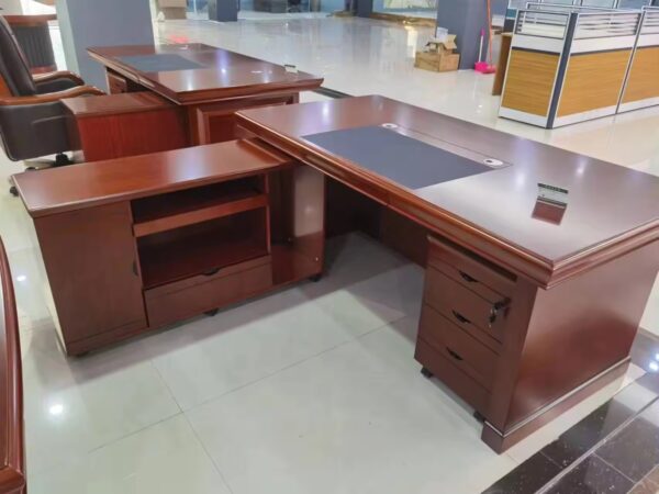 1.6m executive office desk, butterfly office seat, catalina office seat, 4-way workstation, backmesh office seat, 9-lockers filing cabinet, 1.6m reception desk, captain office seat, conference seat