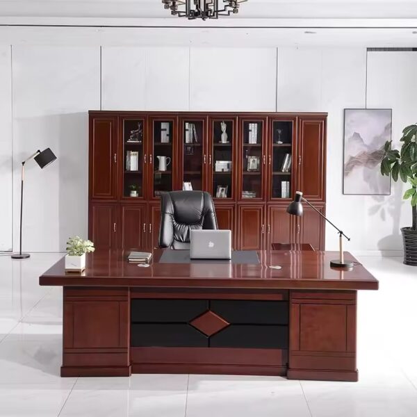 1.6m executive office desk, butterfly office seat, catalina office seat, 4-way workstation, backmesh office seat, 9-lockers filing cabinet, 1.6m reception desk, captain office seat, conference seat