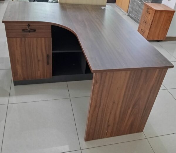 1.8m executive office desk, butterfly office seat, cabinet with safe, glass coffee table, fireproof safe box, 2.4m boardroom table, headrest office seat, tosca visitors seat, 6-way workstation, clerical office seat,