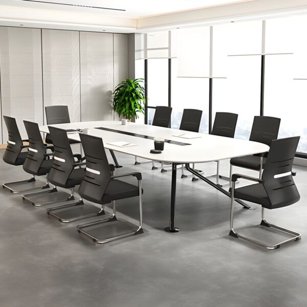 1.4m executive office desk, ergonomic office seat, 1.2m executive coffee table, 4-way workstation, strong mesh office seat, 2.4m boardroom table, executive boardroom seat, 1.6m reception desk, 5-seater waiting sofa, cabinet with safe