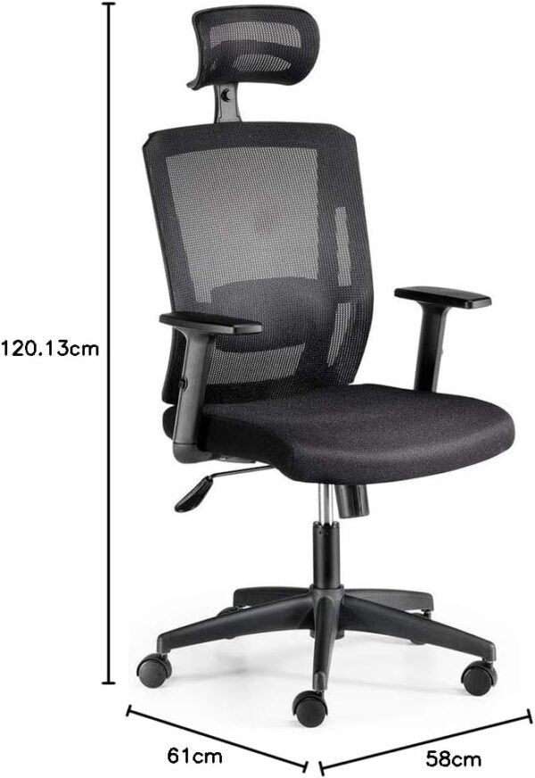 2m executive office desk, director's reclining seat, 3-drawers filing cabinet, 1-way workstation, strong mesh seat, 4-seater conference table, catalina seat, 2m reception office desk, headrest office seat