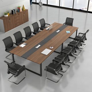 2.4m modern boardroom table, mesh boardroom seat,m 3-drawers filing cabinet, 6-way workstation, clerical office seat, 5-seater waiting sofa, 1.2m executive desk, orthopedic office seat, foldable training table, ergonomic office seat, blue banquet chairs