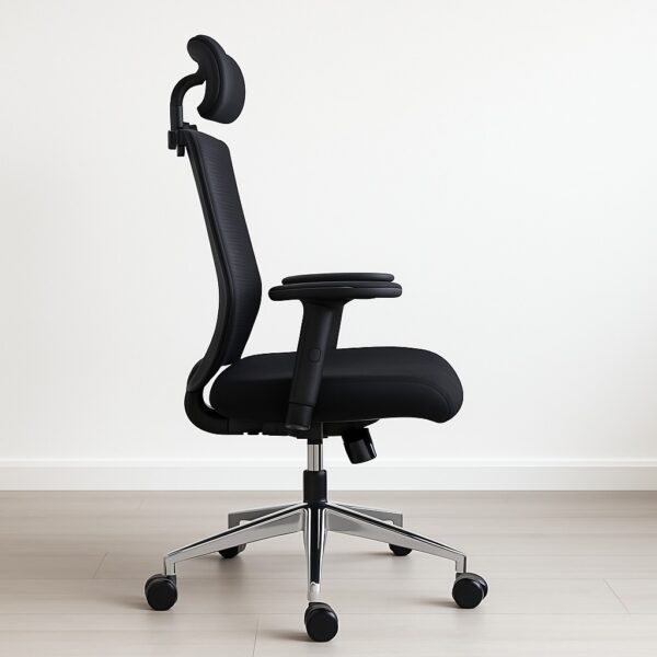2m executive office desk, bliss executive office seat, 2-door cabinet with safe, 2.4m boardroom table, executive boardroom seat, 3-link waiting bench, 1.6m reception office desk, ergonomic office seat
