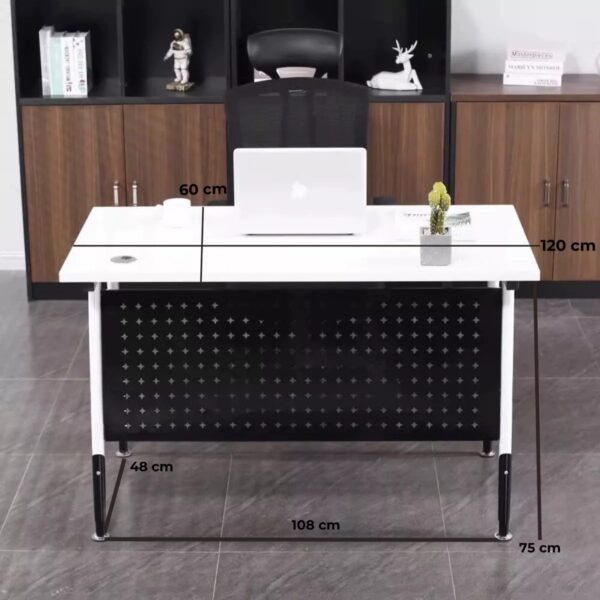 2.4m modern boardroom table, mesh boardroom seat,m 3-drawers filing cabinet, 6-way workstation, clerical office seat, 5-seater waiting sofa, 1.2m executive desk, orthopedic office seat, foldable training table, ergonomic office seat, blue banquet chairs