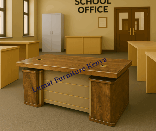 4-way workstation, clerical office seat, 4-drawers filing cabinet, 5-seater waiting sofa, 3m baordroom table, executive boardroom seat,2-door wooden cabinet, 1.6m executive desk, orthopedic office seat