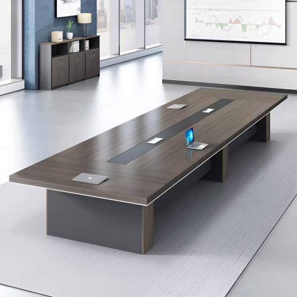 1.2m executive desk, orthopedic reclining seat, 2-door wooden cabinet, 4-seater round conference table, tosca visitors seat, 4-way workstation, 15-locker filing cabinet, 5-seater waiting sofa,