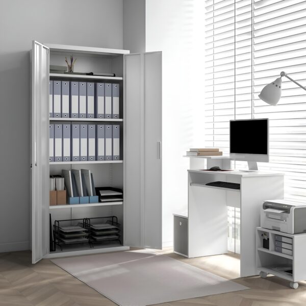 4-way workstation, clerical office seat, 4-drawers filing cabinet, 5-seater waiting sofa, 3m baordroom table, executive boardroom seat,2-door wooden cabinet, 1.6m executive desk, orthopedic office seat