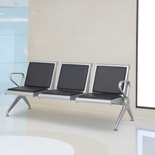 0.9m office desk, clerical office seat, 6-way workstation, ergonomic office seat, round coffee table, fireproof safe box, 2.4m boardroom table, executive boardroom seat, 1.4m reception desk, 3-link waiting bench