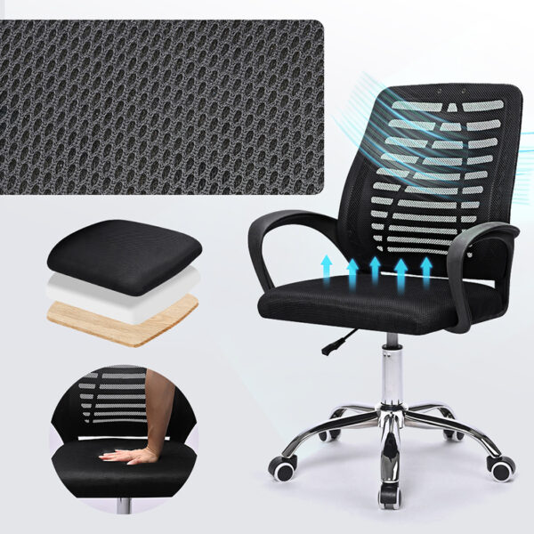 2.4m boardroom table, improved mesh boardroom seat,6-way workstation, headrest office seat, cabinet with safe, 5-seater lounge sofa, foldable training table, 1400mm reception office desk, 2m executive office desk, butterfly office seat