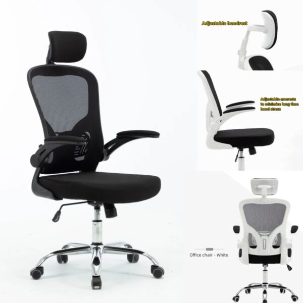 mesh visitors seat, 2-way workstation, headrest office seat, full metallic filing cabinet, orthopedic office seat, 1.4m executive office desk, 1.6m reception office desk, ergonomic office seat, 4-seater dining set, hammock swing chair