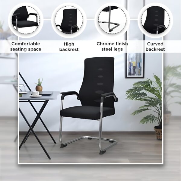 1.6m executive desk, bliss executive seat, executive visitors seat, full metallic cabinet, 6-way workstation, strong mesh seat, 1.4m reception desk, ergonomic office seat