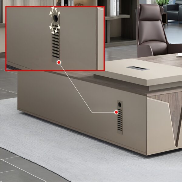 1-way workstation, 1.2m advance office desk, 2400mm boardroom table, 3-door mahogany filling cabinet, 3-link waiting bench, boardroom table chairs, Ergonomic Office Chair, Executive Office Chair