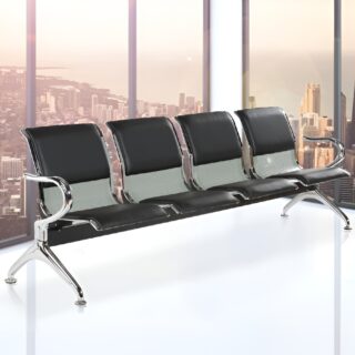 2m executive office desk, bliss executive seat, 4-drawers cabinet, 4-seater round table, chrome visitors seat, 6-way workstation, 3-drawers cabinet, clerical office seat