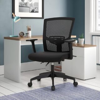 2m executive office desk, bliss executive seat, 4-drawers cabinet, 4-seater round table, chrome visitors seat, 6-way workstation, 3-drawers cabinet, clerical office seat