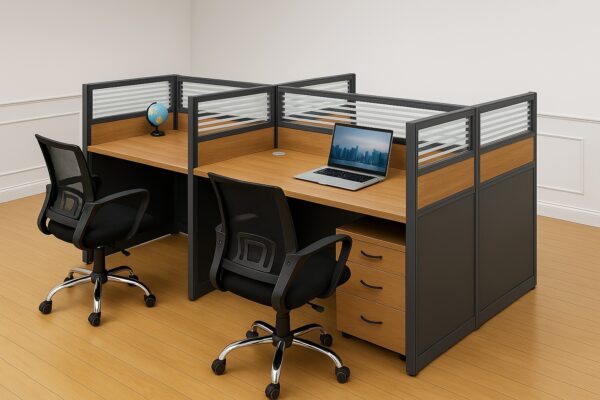 2-door filing wooden cabinet, 1.4m executive office desk, bliss executive office seat, adjustable table, 6-way workstation, headrest office seat, 9-lockers filing cabinet, 2.4m boardroom table