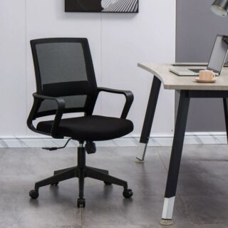 1-way workstation, 1.2m advance office desk, 2400mm boardroom table, 3-door mahogany filling cabinet, 3-link waiting bench, boardroom table chairs, Ergonomic Office Chair, Executive Office Chair