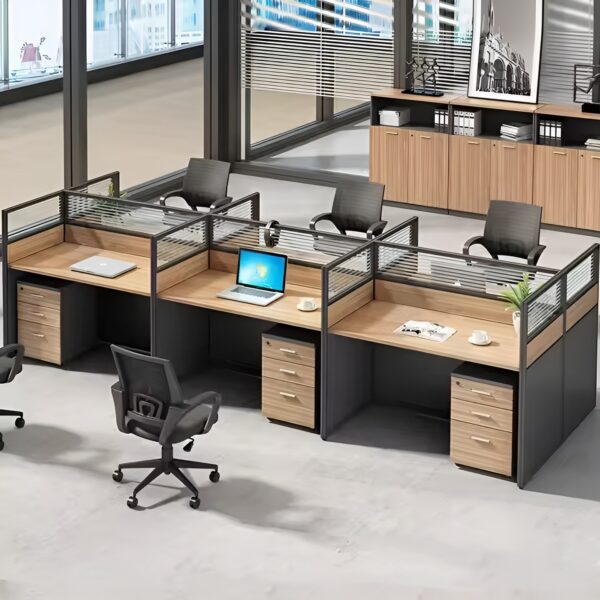office combination, executive office seat, 4-seater meeting round table, 9-lockers cabinet, catalina visitors seat, modern coffee table, 1.2m reception desk, headrest office seat