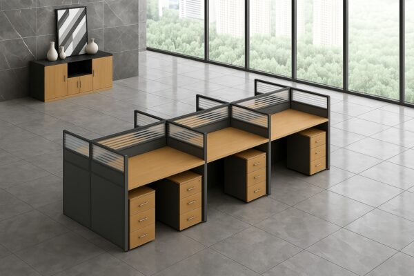 office combination, executive office seat, 4-seater meeting round table, 9-lockers cabinet, catalina visitors seat, modern coffee table, 1.2m reception desk, headrest office seat