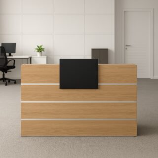 1-way workstation, 1.2m advance office desk, 2400mm boardroom table, 3-door mahogany filling cabinet, 3-link waiting bench, boardroom table chairs, Ergonomic Office Chair, Executive Office Chair