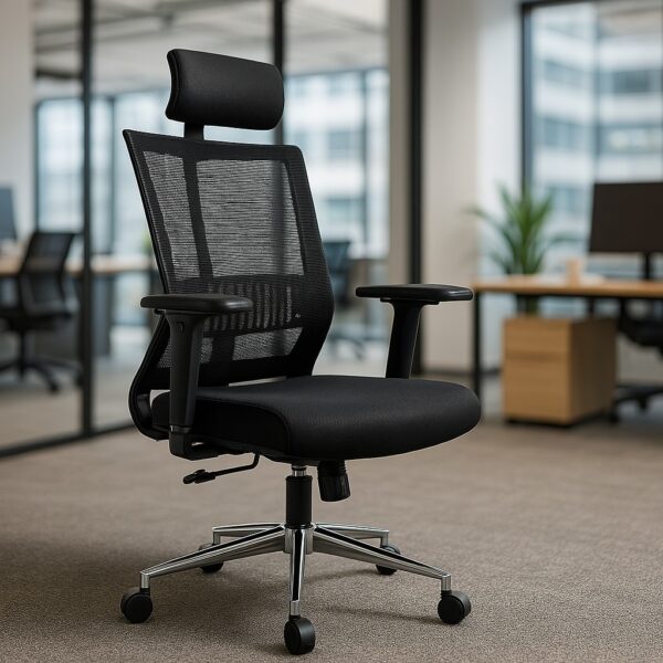 2-door filing wooden cabinet, 1.4m executive office desk, bliss executive office seat, adjustable table, 6-way workstation, headrest office seat, 9-lockers filing cabinet, 2.4m boardroom table