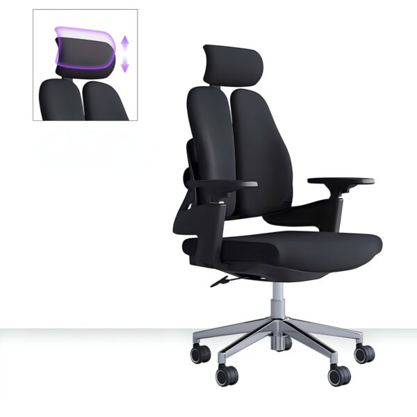 4-seater round table, tosca visitors seat, dual orthopedic seat, 1.2m advanced desk, 3-drawers filing cabinet, dining table, eames chair