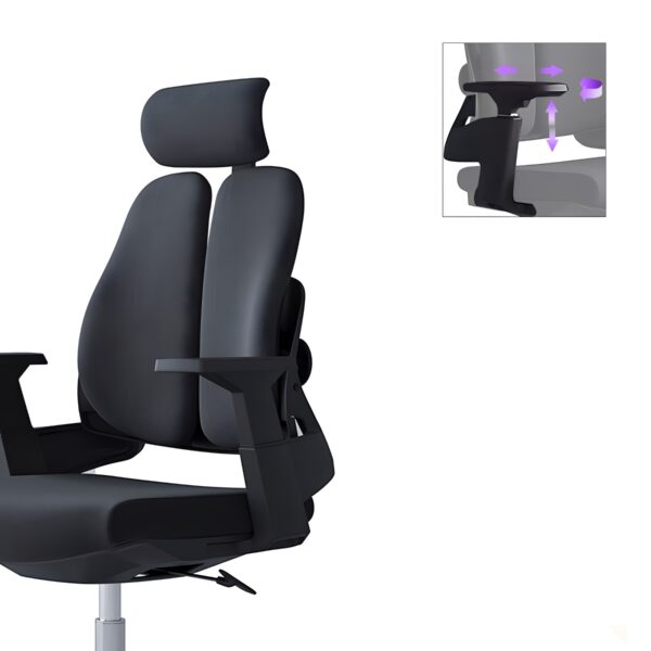 4-seater round table, tosca visitors seat, dual orthopedic seat, 1.2m advanced desk, 3-drawers filing cabinet, dining table, eames chair