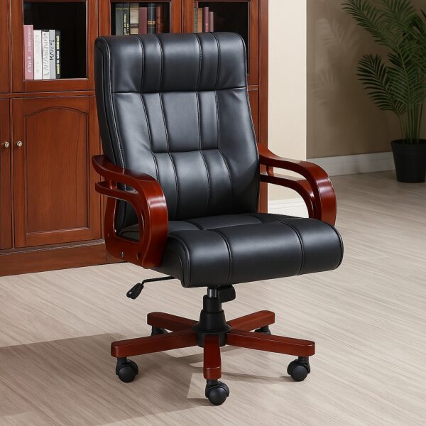 1-way workstation, 1.2m advance office desk, 2400mm boardroom table, 3-door mahogany filling cabinet, 3-link waiting bench, boardroom table chairs, Ergonomic Office Chair, Executive Office Chair