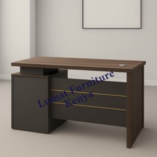 2m executive office desk, bliss executive seat, 4-drawers cabinet, 4-seater round table, chrome visitors seat, 6-way workstation, 3-drawers cabinet, clerical office seat