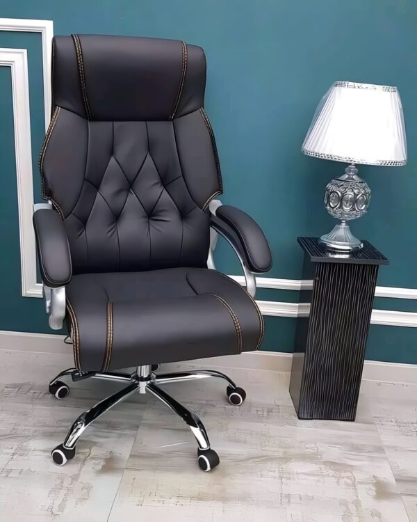 1-way workstation, 1.2m advance office desk, 2400mm boardroom table, 3-door mahogany filling cabinet, 3-link waiting bench, boardroom table chairs, Ergonomic Office Chair, Executive Office Chair