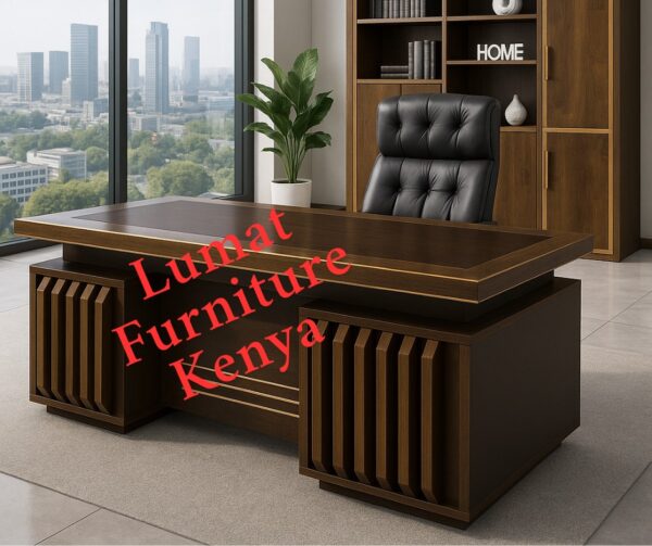 4-seater round table, tosca visitors seat, dual orthopedic seat, 1.2m advanced desk, 3-drawers filing cabinet, dining table, eames chair