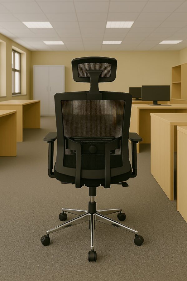 2.4m boardroom table, mahogany visitors seat, 2-door wooden credenza, 1.8m executive office desk, reclining director seat, 3-door advance cabinet, mesh visitors seat, 2m advance office desk, orthopedic office seat, executive coat hanger, 5-seater waiting sofa, 1-way workstation, ergonomic office seat