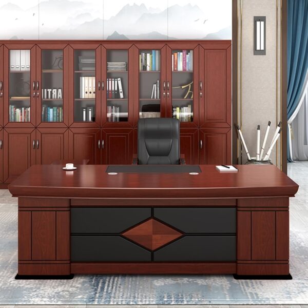 4-seater round table, tosca visitors seat, dual orthopedic seat, 1.2m advanced desk, 3-drawers filing cabinet, dining table, eames chair
