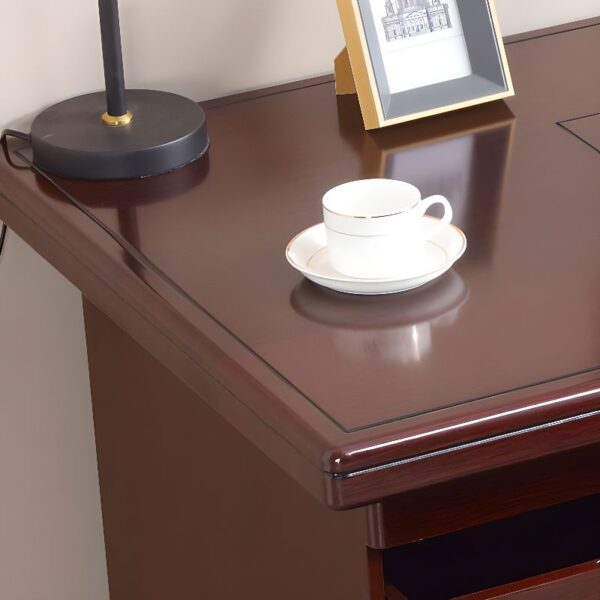 2m executive office desk, bliss executive seat, 4-drawers cabinet, 4-seater round table, chrome visitors seat, 6-way workstation, 3-drawers cabinet, clerical office seat
