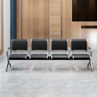 0.9m office desk, clerical office seat, 6-way workstation, ergonomic office seat, round coffee table, fireproof safe box, 2.4m boardroom table, executive boardroom seat, 1.4m reception desk, 3-link waiting bench
