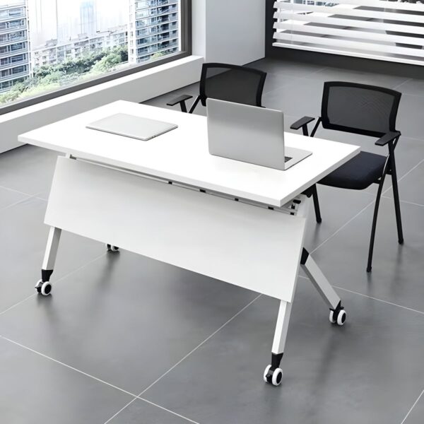 2m executive office desk, bliss executive seat, 4-drawers cabinet, 4-seater round table, chrome visitors seat, 6-way workstation, 3-drawers cabinet, clerical office seat