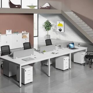 1.4m executive office desk, orthopedic office seat, 3-door wooden cabinet, 4-seater conference table, catalina seat, 1-way workstation, executive office seat