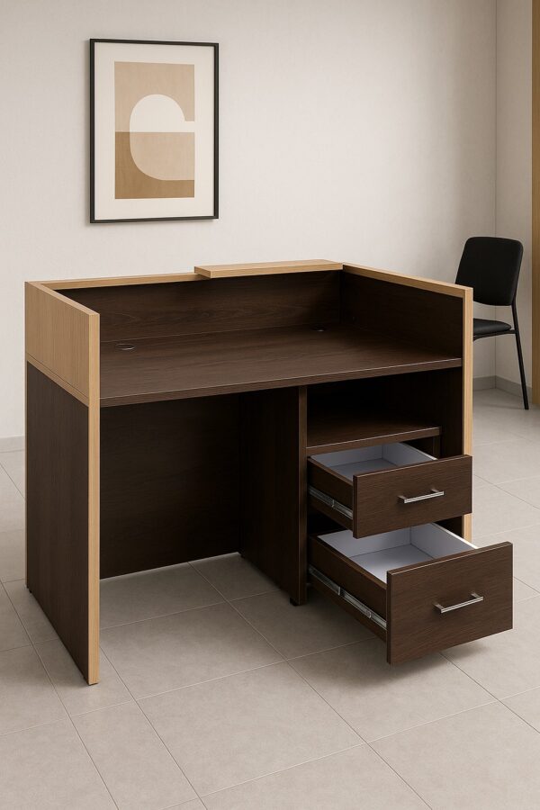 1-way workstation, 1.2m advance office desk, 2400mm boardroom table, 3-door mahogany filling cabinet, 3-link waiting bench, boardroom table chairs, Ergonomic Office Chair, Executive Office Chair