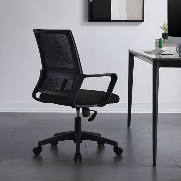 1-way workstation, 1.2m advance office desk, 2400mm boardroom table, 3-door mahogany filling cabinet, 3-link waiting bench, boardroom table chairs, Ergonomic Office Chair, Executive Office Chair