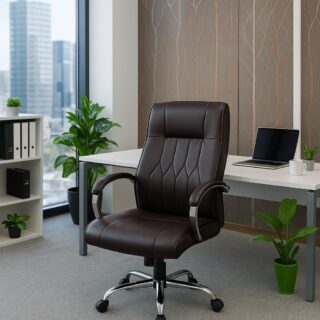 1.4m executive office desk, orthopedic office seat, 3-door wooden cabinet, 4-seater conference table, catalina seat, 1-way workstation, executive office seat