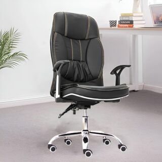 2.4m advanced desk, director's non-reclining seat, 3-drawers cabinet, 2m executive boardroom table, high back executive seat, 4-way workstation