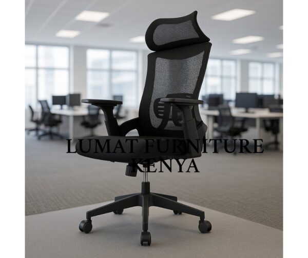 1.4m executive office desk, orthopedic office seat, 3-door wooden cabinet, 4-seater conference table, catalina seat, 1-way workstation, executive office seat