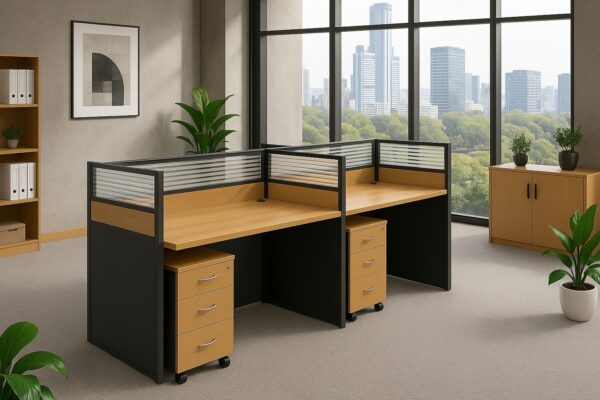 1.4m executive office desk, orthopedic office seat, 3-door wooden cabinet, 4-seater conference table, catalina seat, 1-way workstation, executive office seat