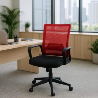2-door wooden cabinet, tosca visitors seat, 3m boardroom table, full glass cabinet, 1.2m recep0tion desk, strong mesh seat