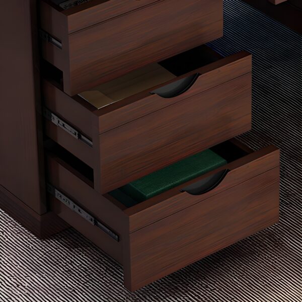 1.4m executive office desk, orthopedic office seat, 3-door wooden cabinet, 4-seater conference table, catalina seat, 1-way workstation, executive office seat
