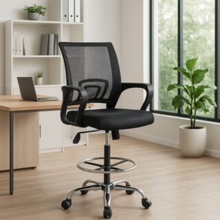 4-seater conference table, executive coat hanger, fireproof safe box, 1.6m executive desk, bliss executive seat, 1.2m reception desk, strong mesh office seat